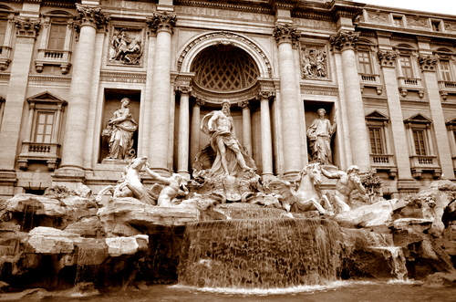 Trevi Fountain, Rome.